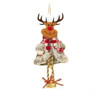 Fabriquées à la main pour les décorations de Noël, pendentifs élégants pour décoration de vacances, adaptés pour les arbres, les jardins et les espaces intérieurs (cerf)