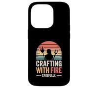 Fabriquer avec Le feu avec Soin Maker Crafter Coque pour iPhone 14 Pro