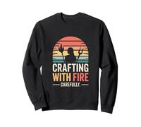 Fabriquer avec Le feu avec Soin Maker Crafter Sweatshirt