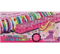 Fabriquer des bracelets avec des élastiques et un métier à tisser