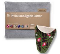 Fabriqués en UE - Protège-Slips Lavables en Coton Bio, Tanga, Lot de 13 | Réutilisables pour Sous-Vêtements Tanga et String; Pertes Blanches; Respirants, Sans Couche Imperméable; Lavables à 95°C