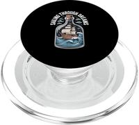 Fabriquez un bateau en bouteille EN NAVIGUANT À TRAVERS VOS RÊVES Bateau à bouteilles PopSockets PopGrip pour MagSafe