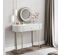 FABS Macy Bouclé Coiffeuse avec miroir LED Evie