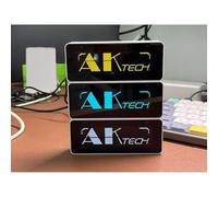 FABULETTA AK25664_V2.0 Horloge de table avec affichage du spectre musical et rythmique avec télécommande