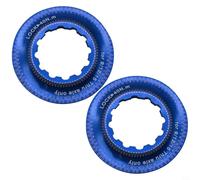 FABULETTA Anneau de verrouillage central de vélo, coque de verrouillage de frein à disque en alliage d'aluminium pour axe traversant de 9/12/15 mm, moyeu de verrouillage central de vélo de montagne