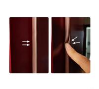 FABULETTA Bande d'étanchéité en caoutchouc en forme de D de 6 m - Étanche - Pour cadre de porte et espaces - Type I - 9 x 2 mm - Marron