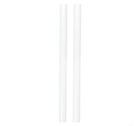 FABULETTA Bandes de calandre avant pour BMvv E60 E65 E66 en forme de V - Matériau ABS - 36 cm - Compatible avec moulures et garnitures décoratives avant de voiture (blanc)