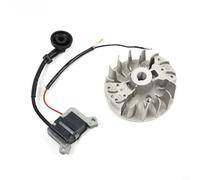 FABULETTA Bobine d'allumage et volant d'inertie 40-5 44-5 compatible avec les débroussailleuses à gaz 43Cc 52Cc et petites tondeuses à gazon pour Magneto (C)