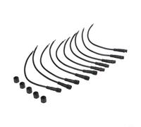 FABULETTA Câble de raccordement LED 3 broches - Protection IP65 pour bandes - Noir - 2 broches