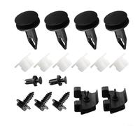 FABULETTA Clips de moulage de pare-chocs avant pour T0yota CorolIa 2009-2019 - Fixations de rechange en plastique blanc, ajustement direct pour avant gauche/droite