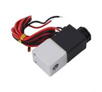 FABULETTA Électrovanne CC à 2 voies normalement fermée, convient pour l'air, le gaz et l'eau, avec corps en aluminium