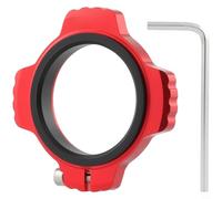 FABULETTA Entretoise de réglage de l'écart en alliage d'aluminium, axe de 29 mm, 48,3 mm, épaisseur de 7,4 à 11,7 mm, pour un ajustement optimal de la manivelle et du pédalier (A-Rouge)