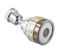 FABULETTA Extension d'aérateur en laiton, tête de pulvérisation pivotante à 360°, double mode de débit réglable, sortie en mousse anti-éclaboussures, joint d'interface sécurisé, pour têtes de robinet