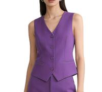 FABULETTA Gilet sans manches Softshell élégant et fin pour femme | Coupe ajustée, col montant tendance, près de la taille, élégant et flatteur de la silhouette