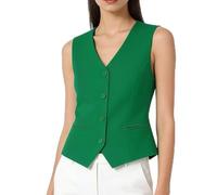 FABULETTA Gilet sans manches Softshell élégant et fin pour femme | Coupe ajustée, col montant tendance, près de la taille, élégant et flatteur de la silhouette