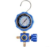 FABULETTA Jauge de charge de liquide de refroidissement AC pour R22 R410a | Moniteur de pression de réfrigérant précis avec fenêtre visible et fonction étanche pour le diagnostic du système