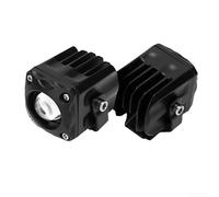 FABULETTA LED Aluminium 15W pour Moto pour lumière Blanche et Jaune LED | Conçu terrain, pour robuste contre pluie neige, parfait randonnée pour moto, aventure hors piste