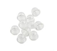 FABULETTA Lot de 10 ampoules d'amorçage et d'amorçage de pompe à carburant pour tronçonneuses, débroussailleuses, carburateur de rechange universel, diamètre extérieur de 19 mm, 22 mm, design facile à