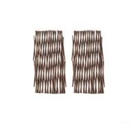 FABULETTA Lot de 2 panneaux de clôture de jardin rétractables en bois pour terrasse, pelouse, cour, clôture de plantes, barrière de sécurité pour animaux, décoration rustique