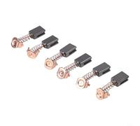 FABULETTA Lot de 6 balais de carbone 5 x 8 x 12 mm pour meuleuse d'angle G720 haute performance et pièces de rechange métalliques pour résoudre les problèmes de perte de puissance du moteur