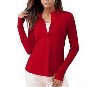 FABULETTA Pull solaire léger en polyester respirant pour femme | Tissu en polyester léger, respirant, évacue l'humidité, confortable toute la journée