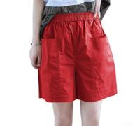 FABULETTA Short en polyester et élasthanne pour femme, élastique, léger | Coupe droite, coupe latérale, taille moyenne, idéale pour le quotidien et les looks décontractés