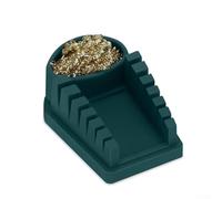 FABULETTA Support de fil à souder en silicone résistant à la chaleur jusqu'à 500 °C, 6 rainures en V, prend en charge 7 AWG à 32 AWG avec nettoyeur de pointe en laiton, base compacte antidérapante