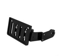 FABULETTA Support de plaque d'immatriculation à trou latéral - Support vertical horizontal personnalisé pour S0ftail 2018, noir - 23 x 15 x 8 cm