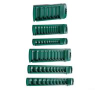 FABULETTA Support de rail à clip pour douilles 1/4", 1/2", 3/8" - Gardez votre espace de travail bien rangé avec cet organisateur de douilles (longueur 6,35 mm)