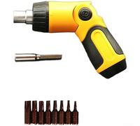 FABULETTA Tournevis à cliquet rotatif avec mécanisme réversible à 72 dents et aimant intégré Interface hexagonale 6,35 mm pour réparation à domicile et utilisation en atelier (C)