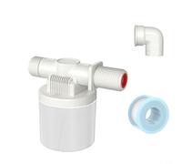FABULETTA Vanne flotteur 4 pouces avec entrée d'eau latérale, régulateur de niveau d'eau automatique en nylon PA66 et acier inoxydable pour réservoirs d'eau, abreuvoir de bétail et (B)
