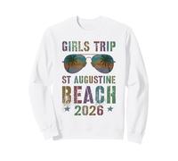 Fabuleuse Fille Trip St Augustine Beach 2026 Voyage Plage Sweatshirt