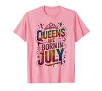 Fabuleuses Reines d'anniversaire NÉES en Juillet Mama Cancer Leo Bestie T-Shirt