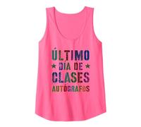 Fabuleux autographes de espagnol dernier Jour d'école Débardeur