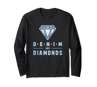 Fabuleux Denim & Diamants Talons Hauts Filles Femmes Manche Longue