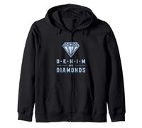 Fabuleux Denim & Diamants Talons Hauts Filles Femmes Sweat à Capuche