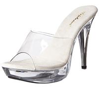 Fabulicious COCKTAIL-501, Sandales Bout Ouvert Femme, Transparent (CLR/CLR), 37 EU (4)