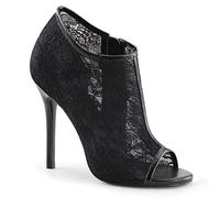 Fabulicious Femme AMUSE-56 Bottines Classiques, Noir (Black Lace-Mesh), 43 EU
