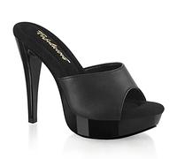Fabulicious Femme Cocktail-501L Sandales Ouvertes, Noir Blk Leather Blk Ble M, 40 EU