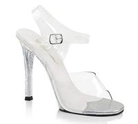 Fabulicious Sandales Ouvertes Gala-08 MG pour Femme, Transparent CLR CLR, 40 EU