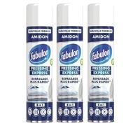 FABULON Lot de 3 Pressings Express Spray pour repassage - 400ml Nouvelle Formule Amidon