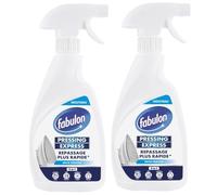 FABULON Spray repassage express 4en1 - Repassage rapide - Lot de 2 x 500ml