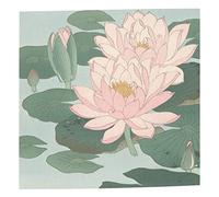 Fabulous Affiche Poster Fleur de Lotus Estampe Japonaise Illustration Japon Traditionel Art Motif