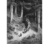 Fabulous Affiche Poster Le Petit Poucet Perrault Illustration Gustave Dore Gravure