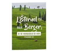 Fabulous Affiche Poster L'éternel est mon Berger Psaume 23 Verset Bible Religion Spiritualité Citation