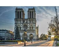 Fabulous Affiche Poster Paris Eglise Cathedrale Notre Dame Batiment Moyen Age