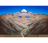 Fabulous Affiche Poster Peinture Mont Kailash Devi Montagne Sacre Dieux Inde