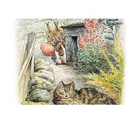 Fabulous Affiche Poster Petter Rabbit Et Le Chat Illustration Enfant Beatrice Potter