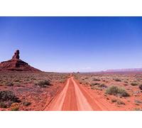 Fabulous Affiche Poster Route Traverse le Désert du Farwest Paysage Nature Sauvage