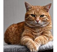 Fabulous Affiche Poster Superbe/Chat Roux A Poil Long/Relax/Chill/Mignon